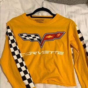 yellow/mustard corvette top